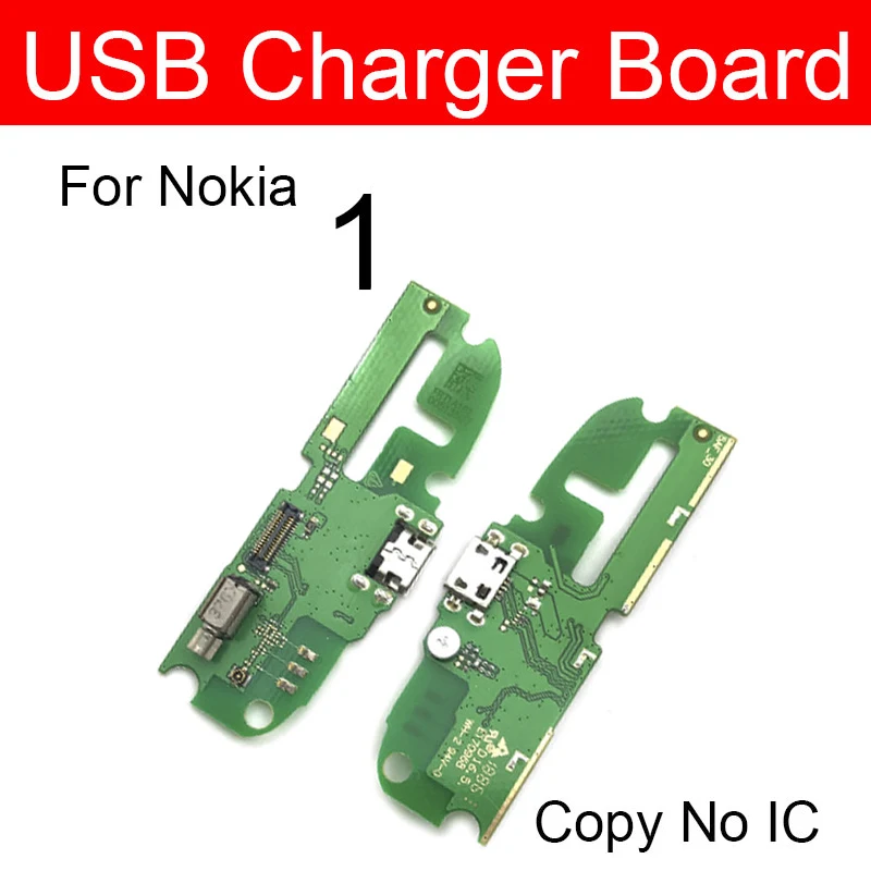 Плата для зарядки микрофона и USB для Nokia 1, 2, 2,1, 3, 3,1, 5, 5,1 Plus, X5, 2GEN, TA-1054, микрофонная зарядка, usb-разъем, запасная плата - Цвет: For NK 1 Copy