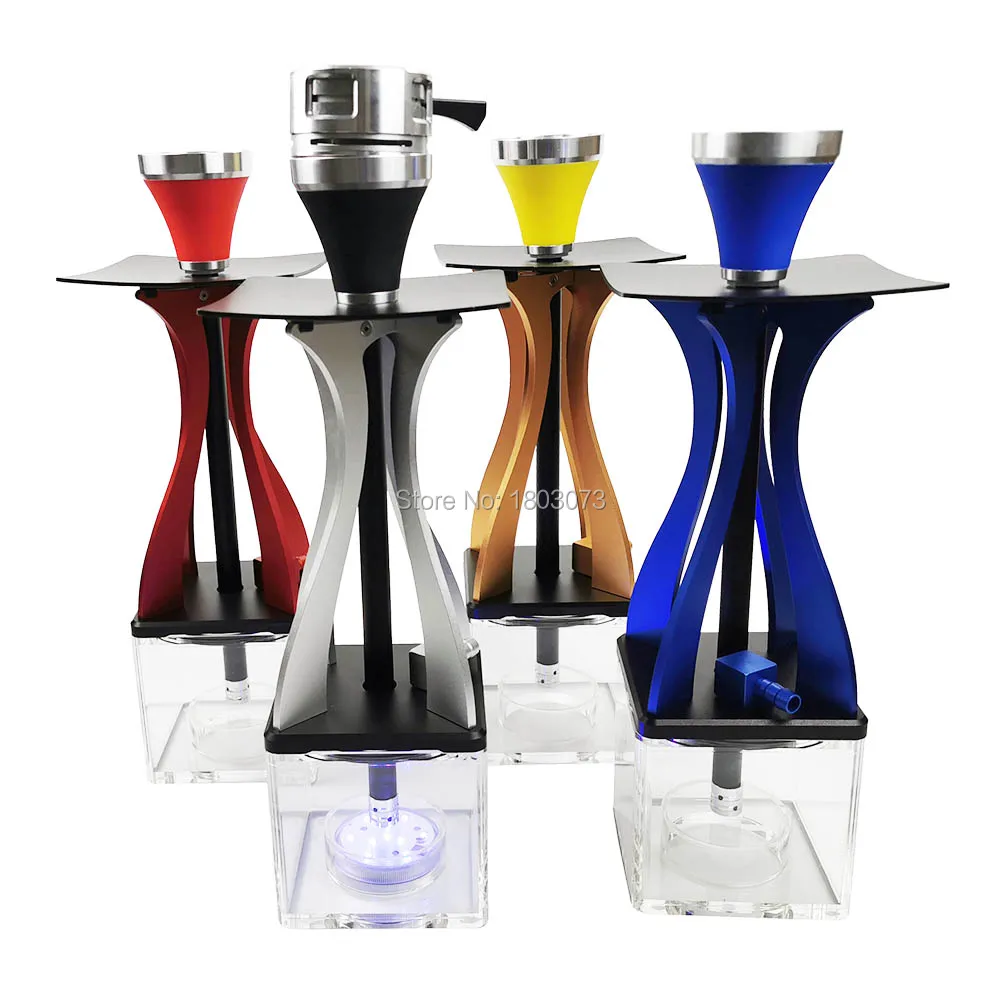 * Hubbly пузырьковой кальян magic кальяна доллара квадратным основанием трубка для