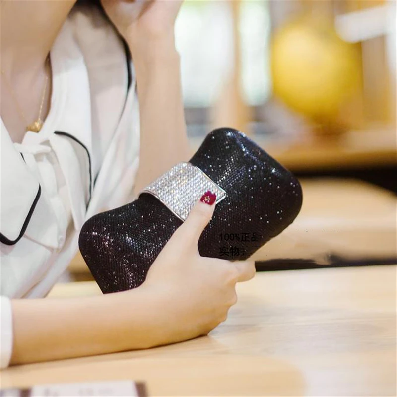 Najtaniej Torebka kryształowa mała luksusowa kopertówka damska łańcuszek ślubny na ramię torby na ramię różowe złoto 2019 nowa torebka wieczorowe torebki na przyjęcie