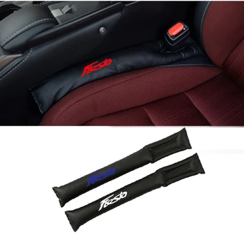 

2pcs PU Leather Spacer Filler Slot Plug Car Seat Gap Pad For Ford Fiesta