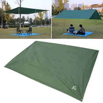 

3 Size Awning Sun Shelter Beach Outdoor Camping Garden Sun Awning Canopy Sunshade Hammock Rain Fly Tarp Waterproof Tent Shade 7
