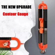 

Profile Scribing Ruler Contour Gauge With Lock Adjustable Locking Precise Woodworking Measuring Gauge Measurement Tool In Stock