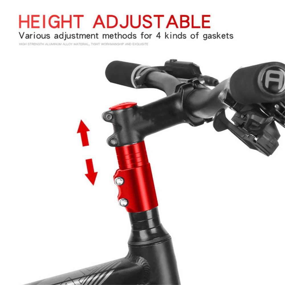 MTB Bike Bicycle Fork Stem Extender Handlebar Riser Head Up Adapter Aluminium US MTB Bike Bicycle Fork Stem Extender Handlebar Riser Head Up Adapter Aluminium US