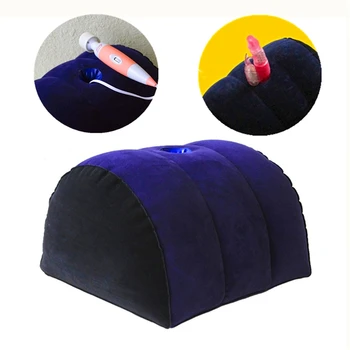 Inflatable Pillow Air Blow Body Support Pads PVC Back Cushion Sex Furnitures For Couples Vibrator Adult Games Sexy Love Pillows 2