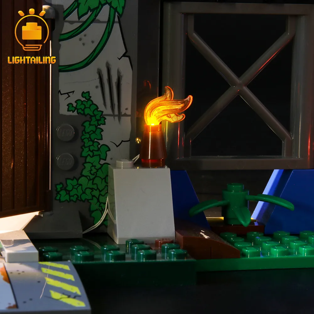 Светильник светодиодный светильник комплект для Юрского периода T. rex Breakout светильник ing набор совместим с 10758(не включает модель