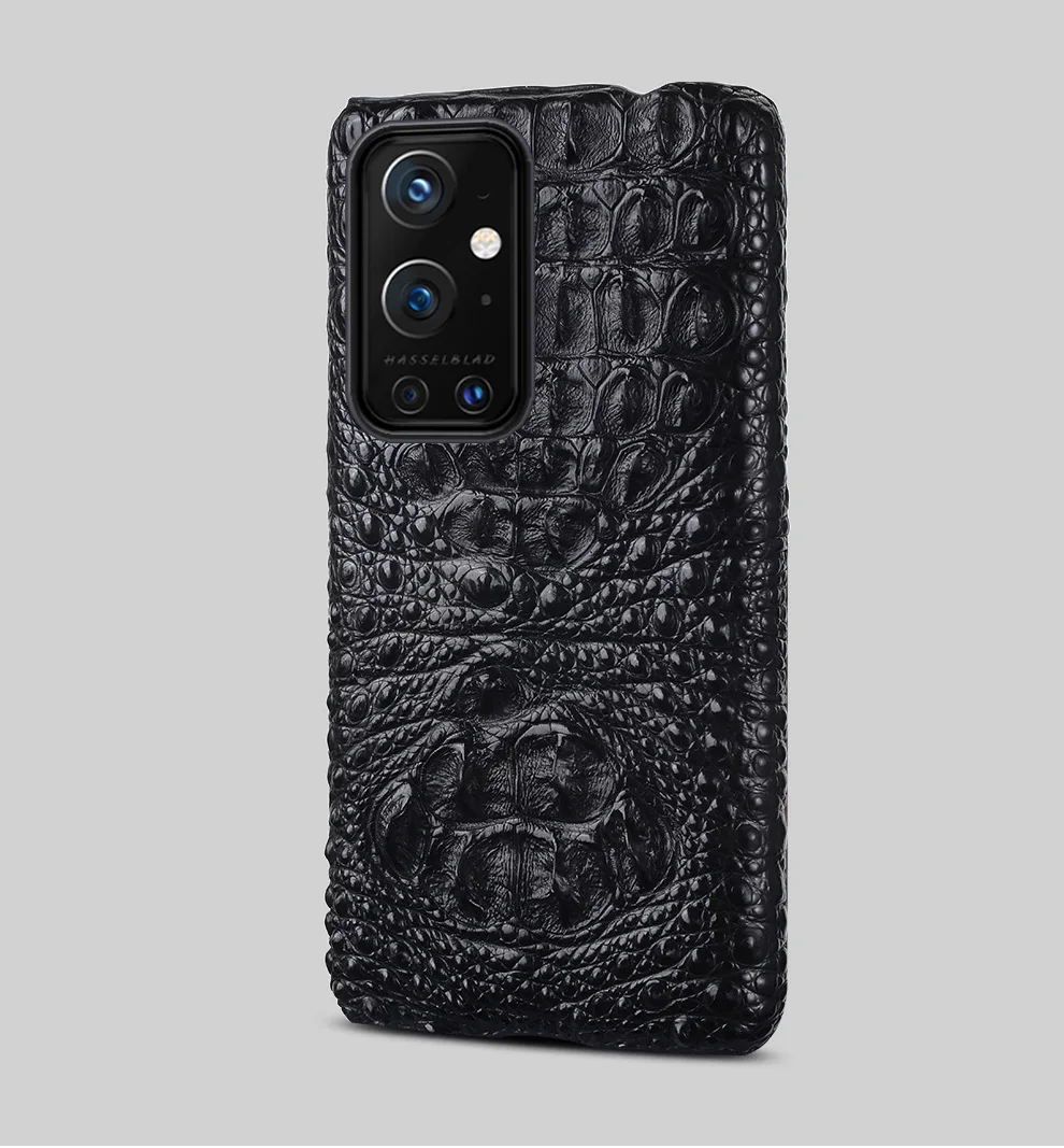 cell phone dry bag 100% Genuine Crocodile Leather Phone case For Oneplus 9 10 Pro 9R 7 Pro Nord 6 6T 5T 5 Luxury Covers for One Plus 7T Pro 7 8 Pro mobile phone case with belt loop