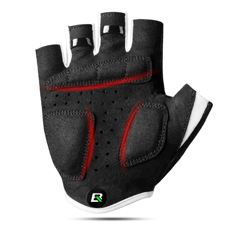 ROCKBROS Cycling Gloves For Children Summer Balance Bike Roller Skating Scooter Breathable SBR Shockproof Half Gloves Bike Equip