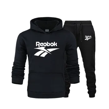 

Brand Clothing Men's Sets Two Pieces Casual Sweatshirts Cotton Men Tracksuit Hoodies+ Pants Sport Shirts Autumn Winter Set