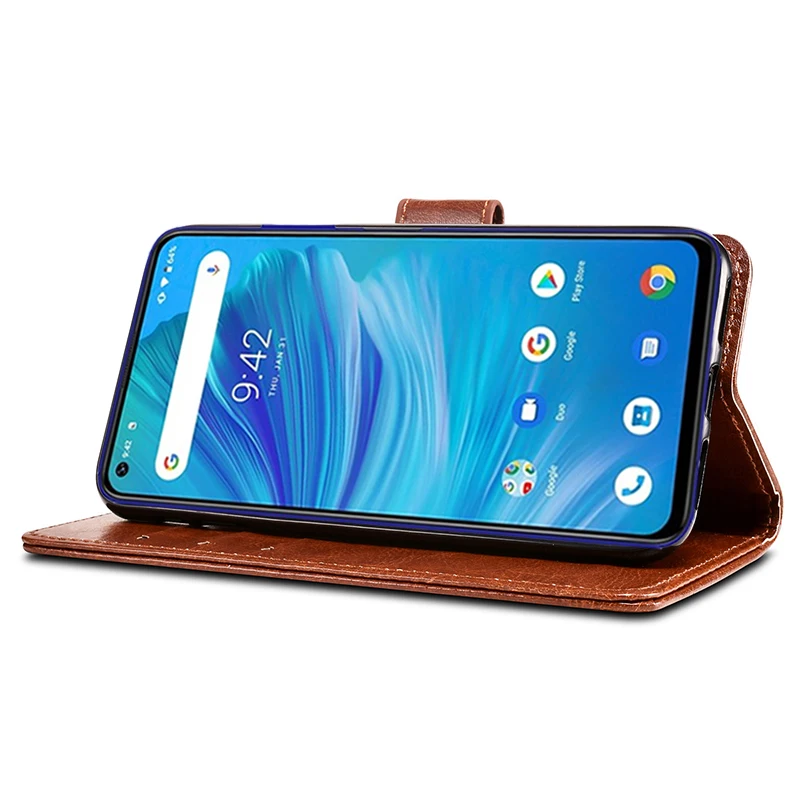 Деловая искусственная кожа Crazy Horse чехол для телефона Umidigi F2 флип-чехол защитная задняя крышка для UMI Umidigi F2 кошелек Чехол