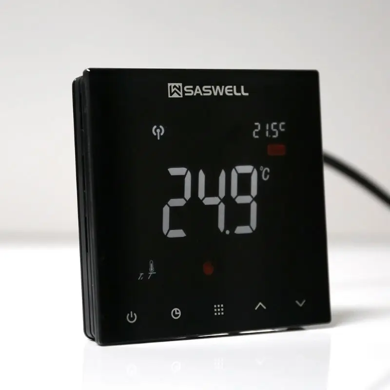 WIFI Thermostat for Water Floor Heating Room Temperature Controller 7Days Weekly Programmable Touch Screen 3A 100~240VAC