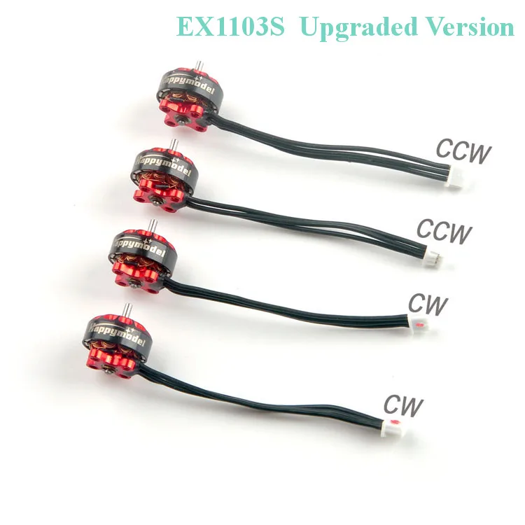 Happymodel Модернизированный бесщеточный двигатель EX1103S 1103 7000KV 2-3S для