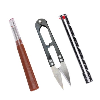 

3 Pieces Metal Quilting Sewing Gauge,Seam Ripper,Sewing Snip for Dressmaking