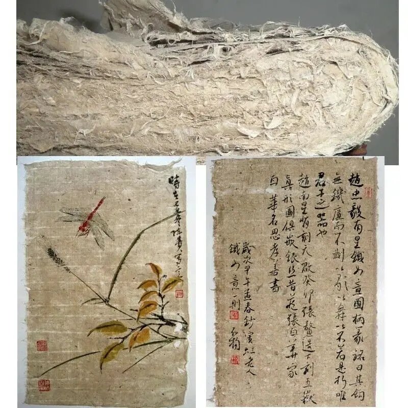 10 шт. ручной работы Xi He пеньковая бумага тутового коры волокна рисовая живопись каллиграфия