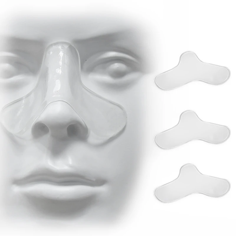 Almofadas nasais de 2/4/8 pces para almofadas do nariz da máscara de cpap almofada do conforto da máscara de apneia do sono pode ser aparada para almofadas do tamanho para a maioria das máscaras