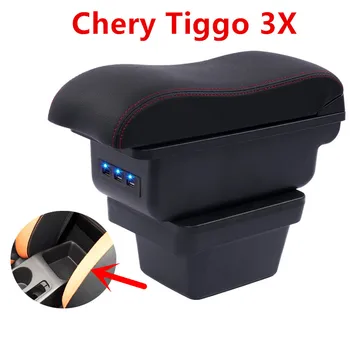 

for Chery Tiggo 3X armrest box central Store content box products interior Armrest Storage car-styling accessories part