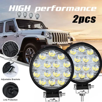 

2400LM LED Work Lights Shockproof Car Auto Lamp Off road Motorcycle Boat