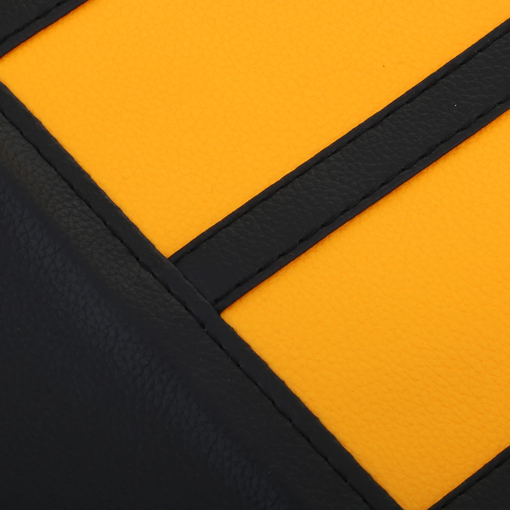 Universal Gripper Soft Motorcycle Anti-Slip Seat Cover for Dirt Bike Yellow