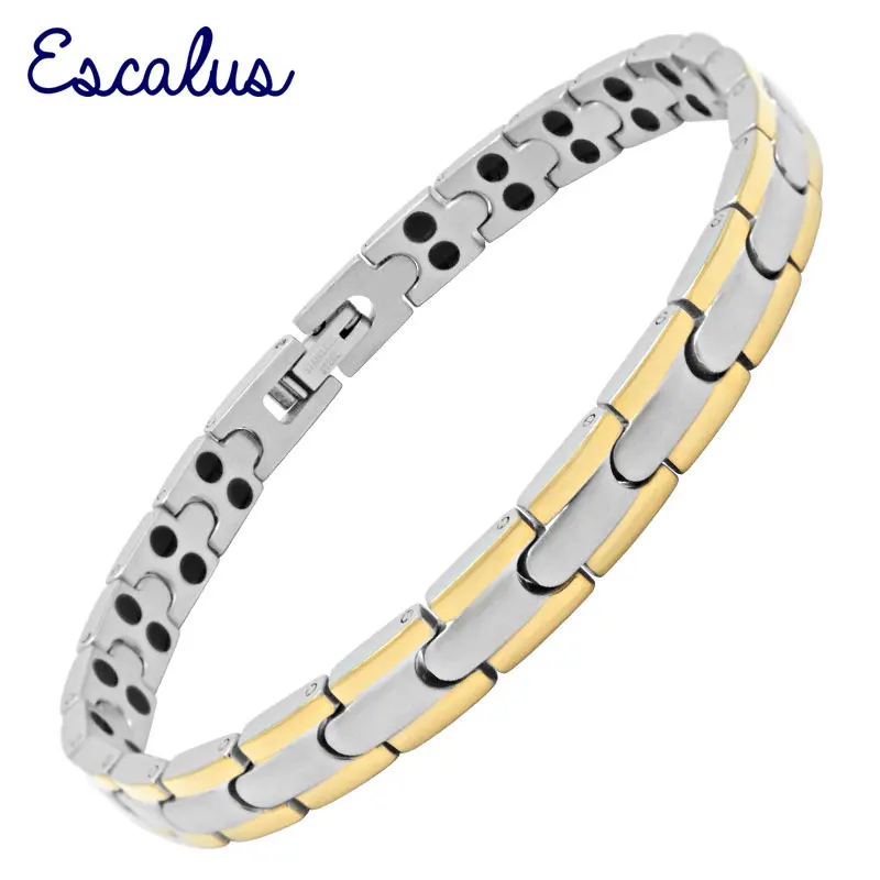 Escalus, нержавеющая сталь, женский браслет, модный, био здоровье, магнитный браслет, подарок, ювелирные изделия, браслет, Шарм