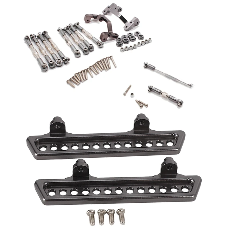 1set for WPL B1 B-1 B14 B-14 B24 B-24 C14 C-14 1/16 Metal Front Rear Axle Gear/Ball Pull Rod &amp 2PCS Upgrade Pedal | Игрушки и хобби