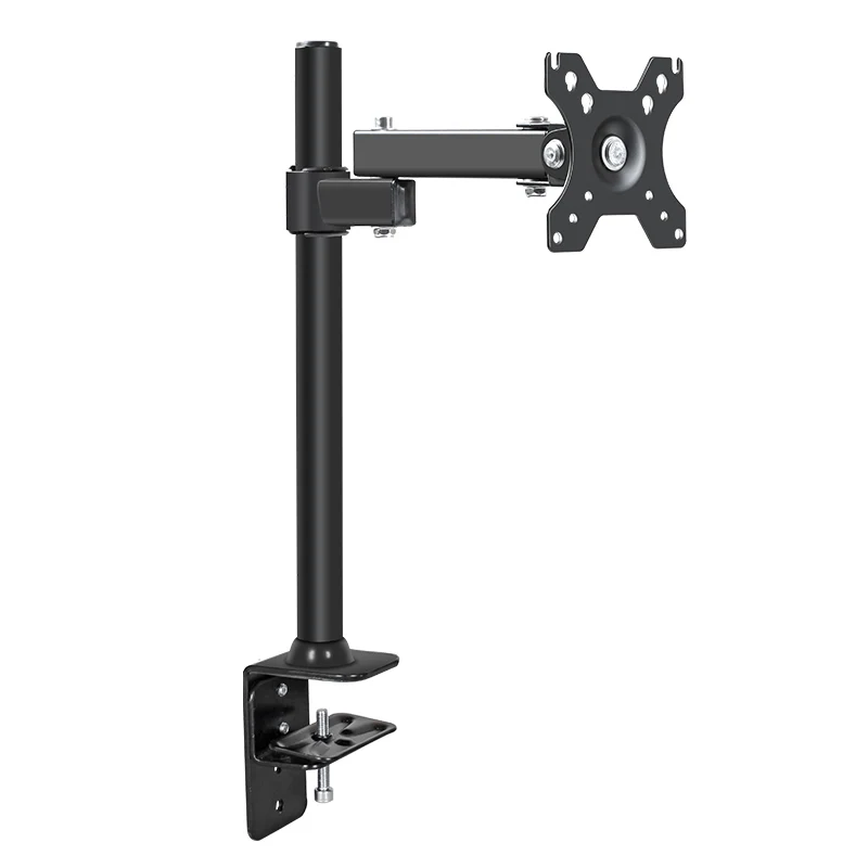 HILLPORT Fully Adjustable Single Arm LCD LED Monitor Stand Desk Mount