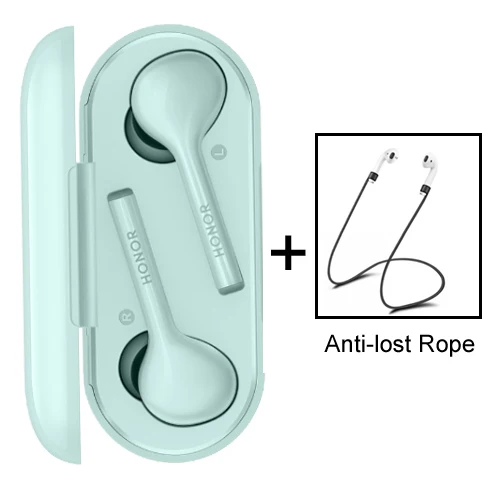 Podslite blue rope HUAWEI honor FlyPods lite Bluetooth 5,0 Беспроводные наушники с микрофоном Музыка сенсорный водонепроницаемый гарнитура Handfree динамический - Цвет: Podslite blue rope