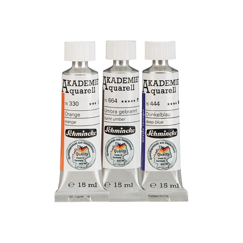 Watercolor Painting Set Watercolor Paint German Schmincke Academy grade 15ml tubular watercolor paint art painting illustration acuarelas