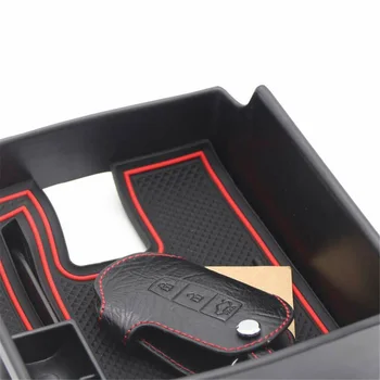 

Replacement Car Storage Box Plastic Interior Armrest Organizer Non-slip