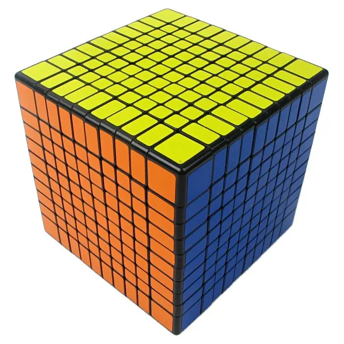 Shengshou Speed 10x10 10x10x10 Magic Cube Twist Puzzle Black SS 