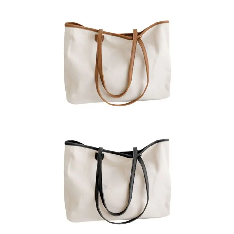 

Women Canvas Handbag Large Capacity Satchel Shoulder Bag Tote Ladies Purse F42A