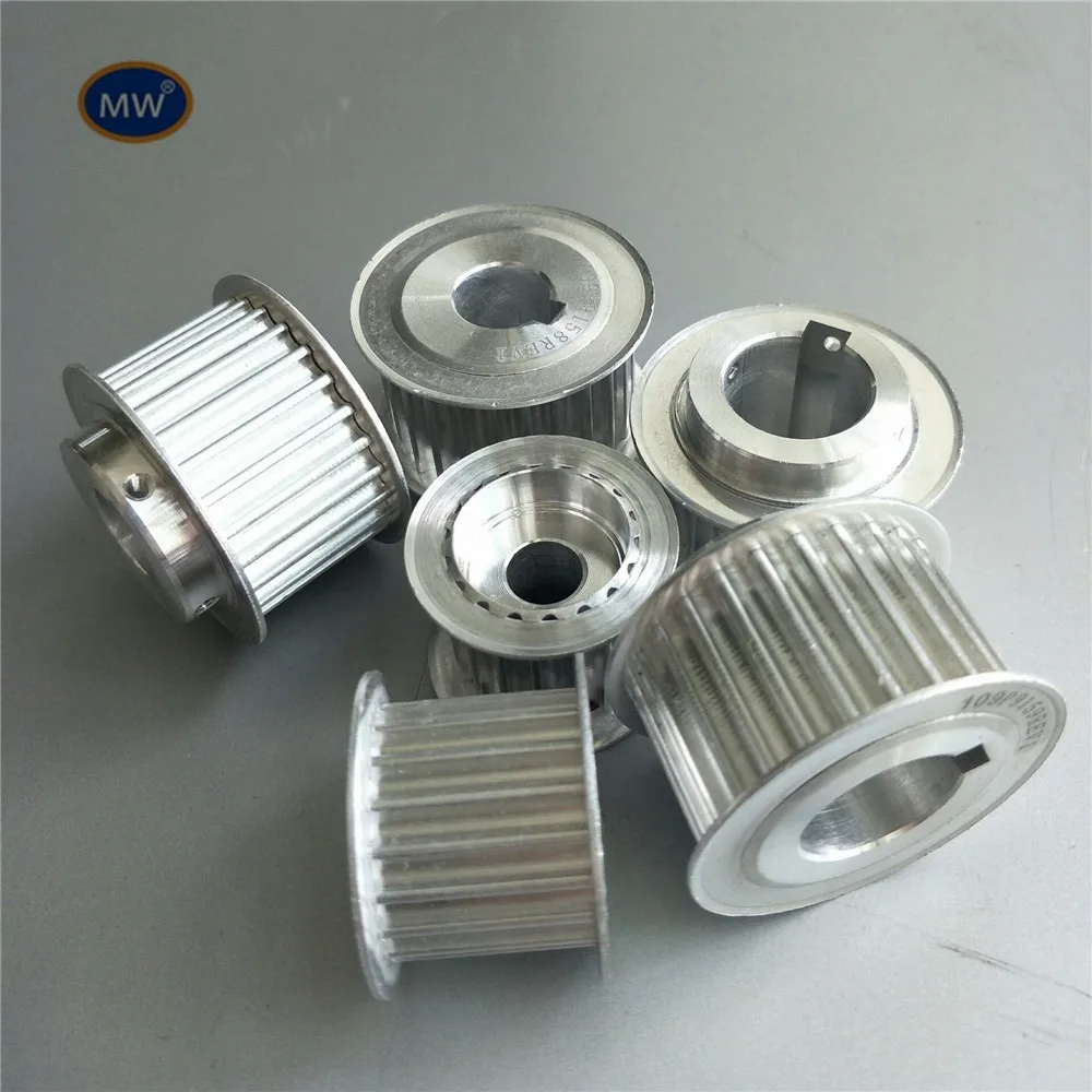 

HTD 3M 5M Motor Timing Belt Pulley 8mm 23mm Width Timing Belt Idler Pulley for 3D printer accessories