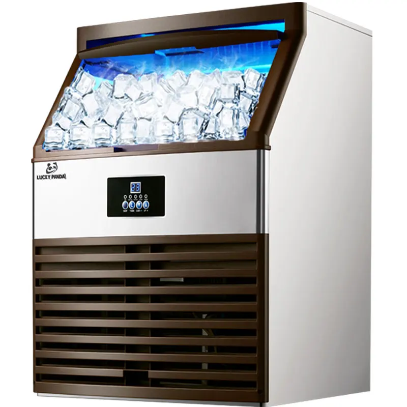 150kg/24H ICE MAKERS Ice Making Machine Milk Tea Room/small Bar/Coffee Shop Fully Automatic Large Cube |