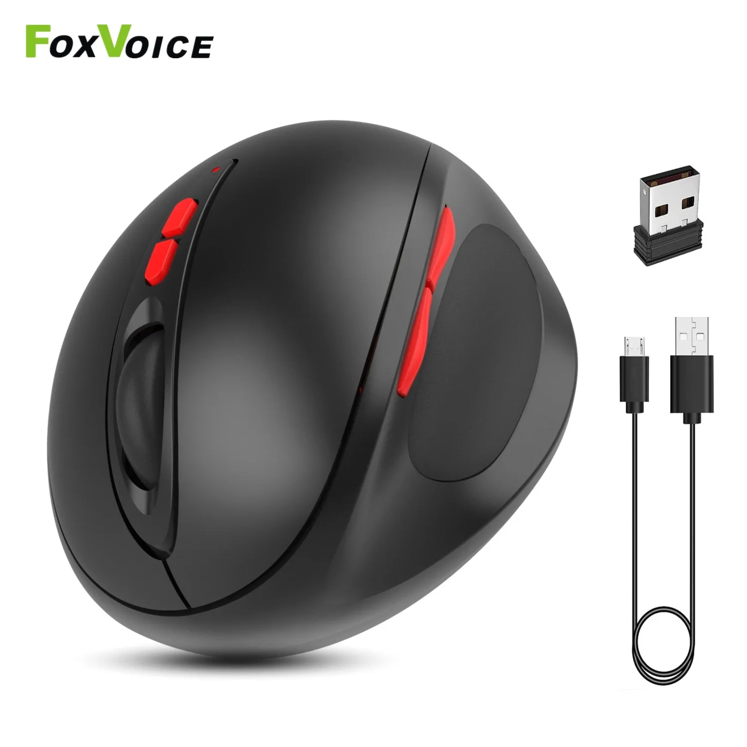 Gamer Gaming Wireless Mouse Vertical Ergonomic Rechargeable Mause USB 7 Key Magic Mouse For PC Laptop Notebook Computer Desktop
