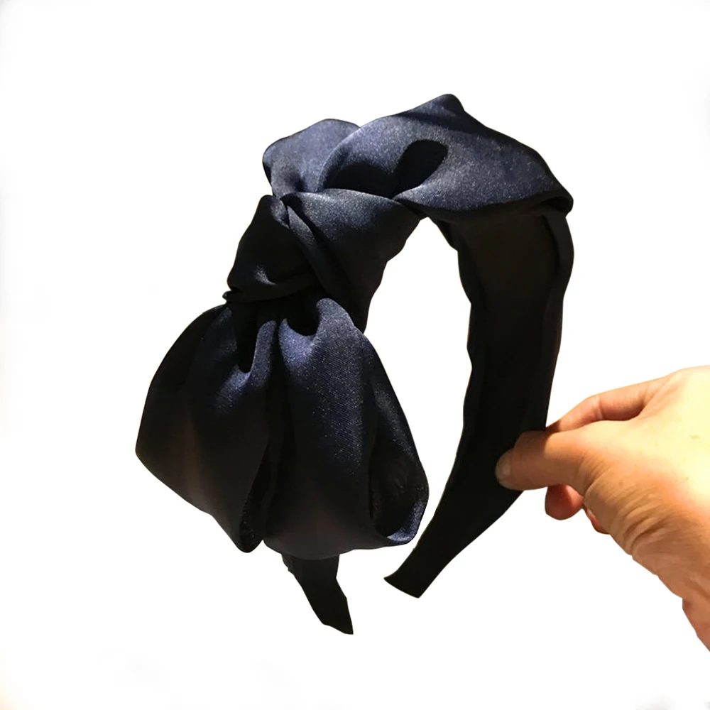 Модный головной платок, винтажный головной убор, крученая повязка на голову для женщин и девочек, повязка на голову с бантом, крученая повязка на голову, повязка на голову, шикарный обруч - Цвет: AS SHOW