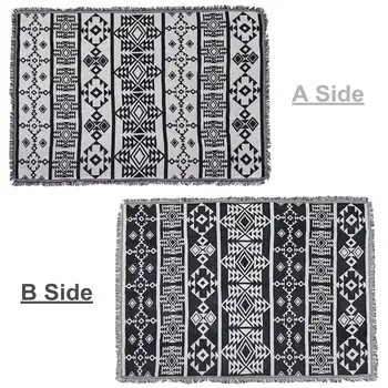

New Geometric Bohemian Sofa Throw Rug Cover Couch Lounge Chair Blanket Bed Sheet Nordic Living Room Couch Cover Blanket Throw De