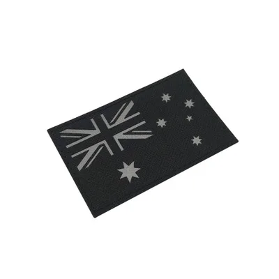 Мультикам Флаг ИК инфракрасный патч США Франция Испания Америка Канада Мексика AU Union Джек военный боевой дух Светоотражающие нашивки значки - Цвет: Australia flag