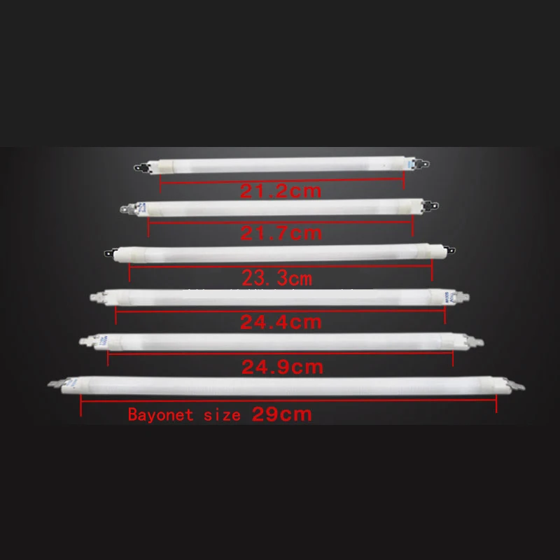 110V 500W 400W quartz tube ovens for Microwave oven accessories quartz heating tube quartz infrared heater