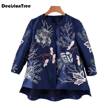 

2020 Chinese Dress chinese traditional top floral cheongsam tops full sleeve chinese top for women chinese blouse qipao