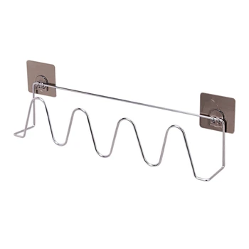 

Durable Slipper Storage Organizer Wall Mount Shoes Rack for Living Room Bathroom Stainless Steel Storage Holder