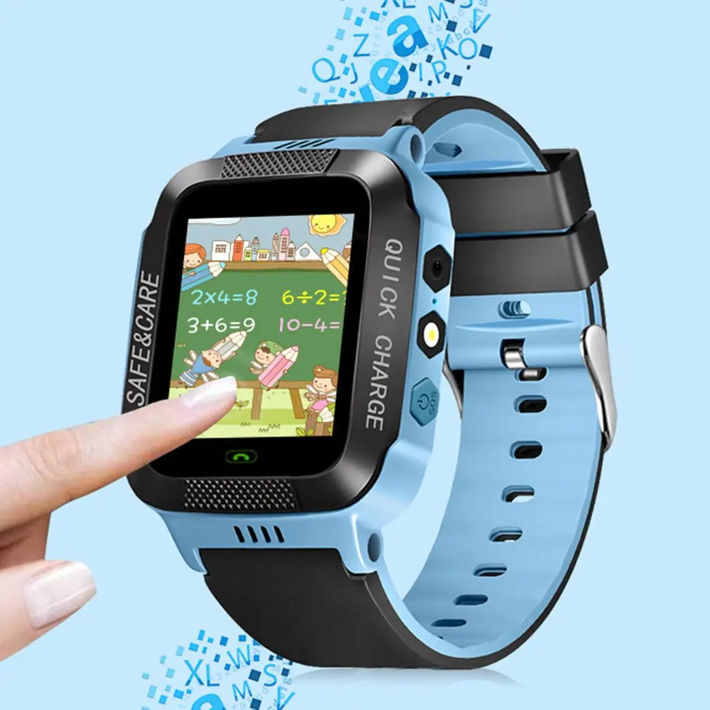 Y21 LBS Kids Smart Watch Camera 1 44 inch OLED Touch Screen SOS Call Location Baby 3