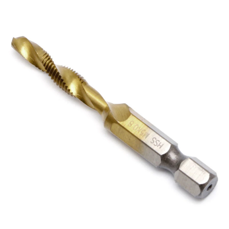

M3-M10 Hex Shank Screw Thread Metric Tap Drill Bit Fit For Car Repair Machinery