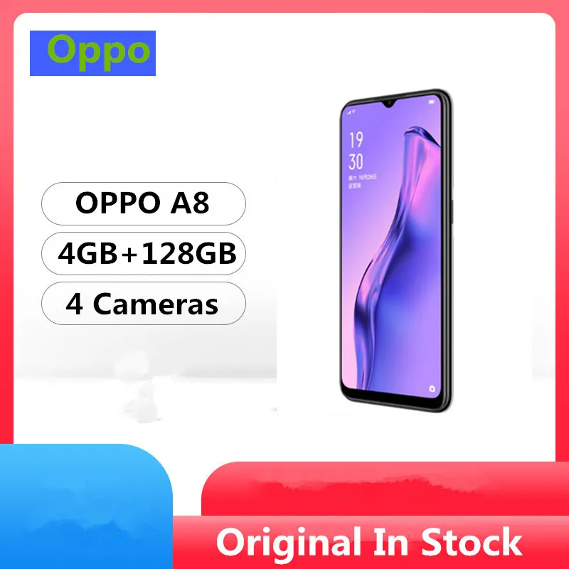 В наличии смартфон Oppo A8 4G LTE Android 9 0 6 5 &quotIPS 1600X720 Гб RAM 128 ГБ ROM 12.0MP + 2.0MP 8.0MP отпечаток