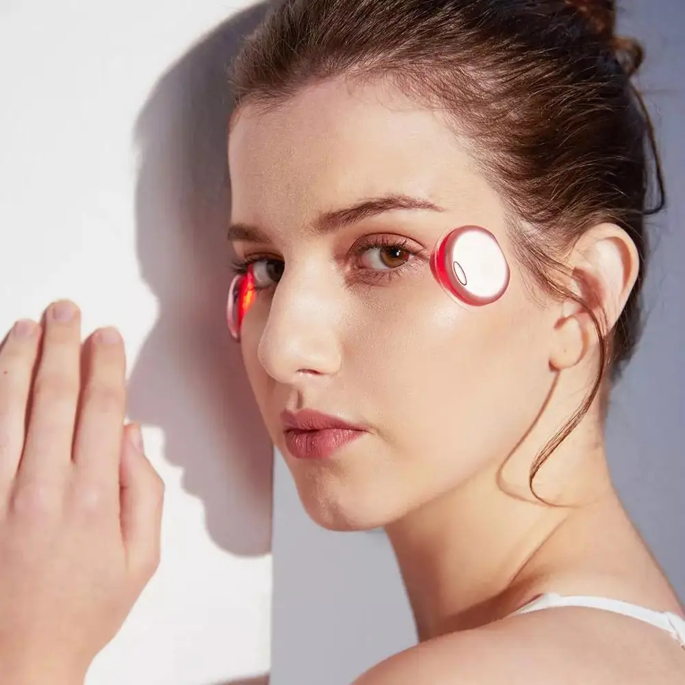 Xiaomi Mijia прибор для закалки глаз с узором против глаз электрическая машина для красоты массажер для морщин глаз красный светильник терапия холодный светильник