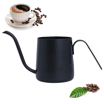 

Stainless Steel Coffee Drip Kettle Barista Hanging Ear Teapot Long Gooseneck Led Spout Tea Coffee Pot