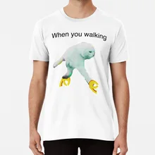 При ходьбе DANK MEME футболка memes dank meme dank забавный кот recatable кошки комедия r dankmemes