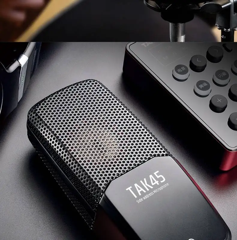 Takstar TAK45 professional large diaphragm recording microphone vocal/instrument/professional recording,network live broadcast