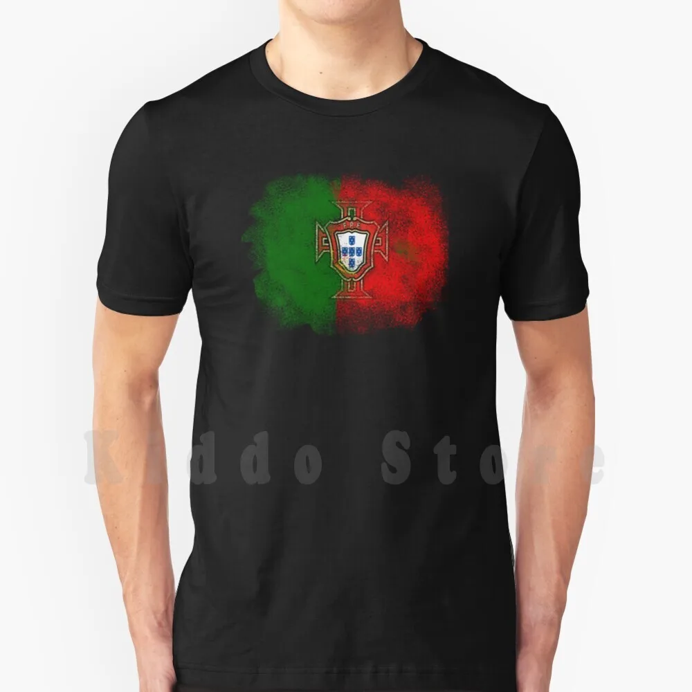 Portogallo T Shirt Fai Da Te Big Size 100% Cotone Portogallo Ronaldo Cristano Ronaldo Porto Lisboa Sporting Andre Gomes Azores Sao Miguel
