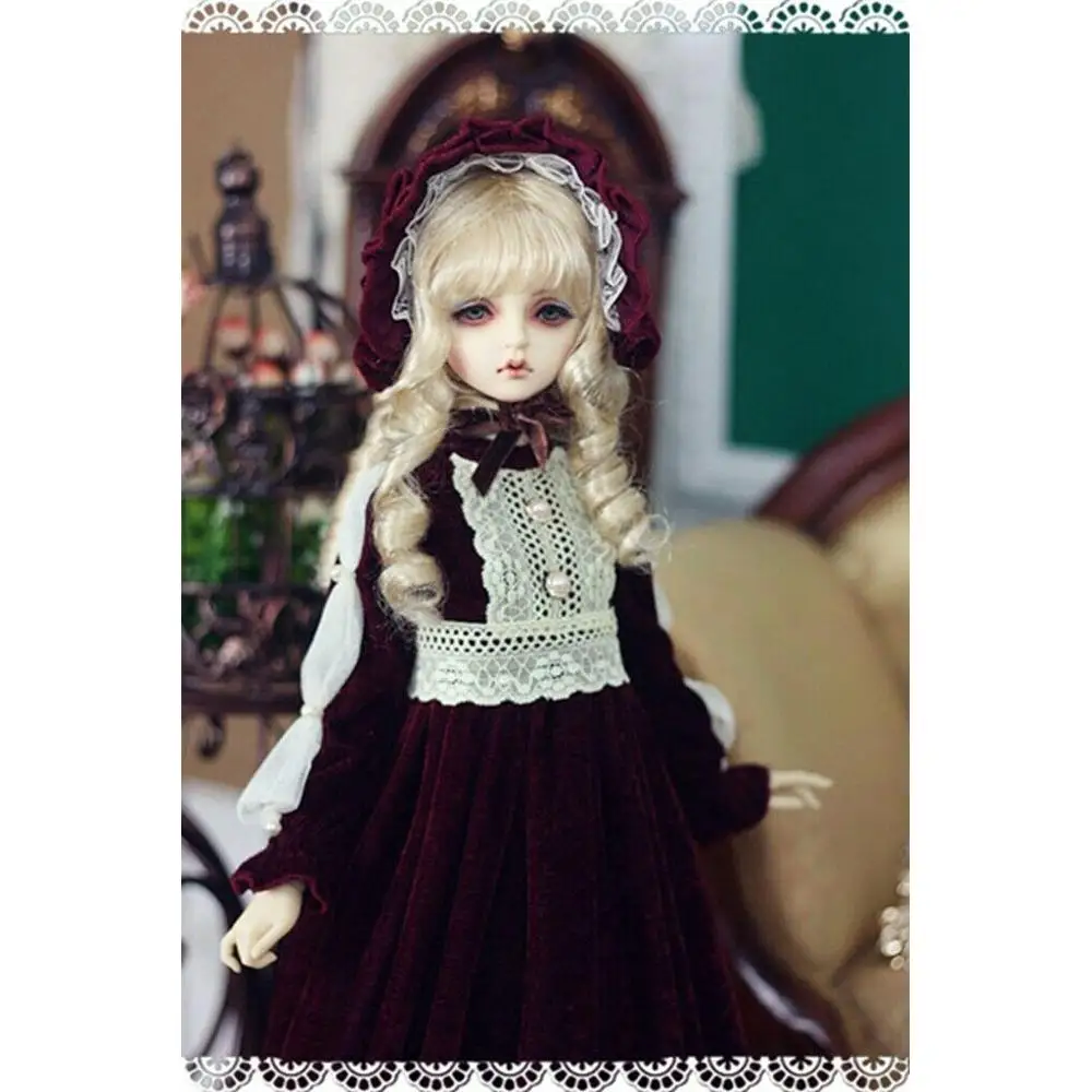 

[wamami] 1/3 1/4 Quamochit Skirt For BJD Doll Dollfie Outfit Hand Made Uniform Set