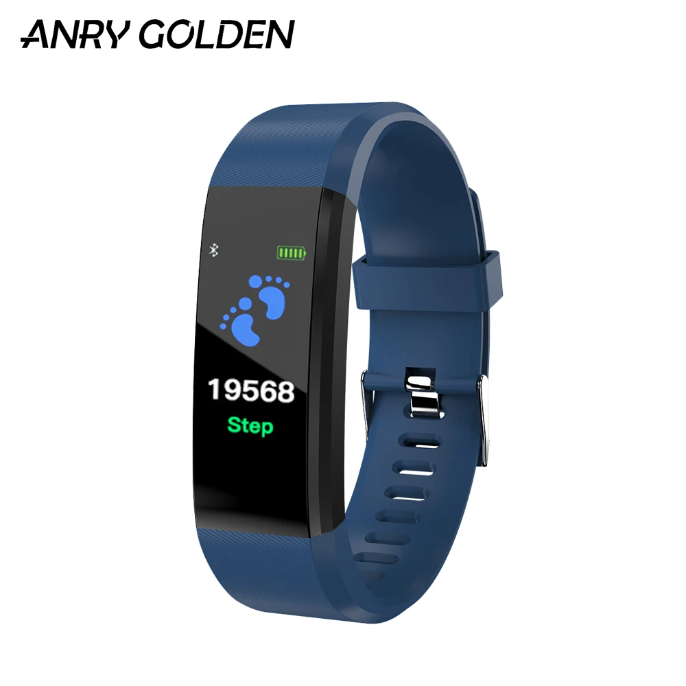 115 Plus умный Браслет водонепроницаемые Смарт часы браслет фитнес трекер