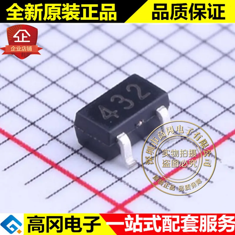 10 шт./лот TL432ASF СОТ-23 432 TL432 htc 1,24 V 1% высокое качество./