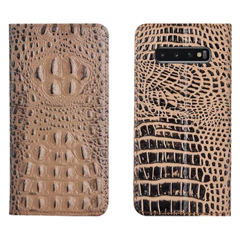 

Business Natural leather flip case card slot holder for Samsung Galaxy S10 Plus/Samsung Galaxy S10X phone case coque flip cover